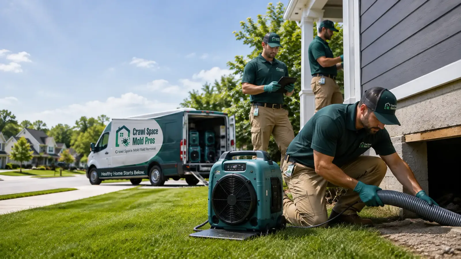 Crawl Space Mold Removal in Lawrence, IN